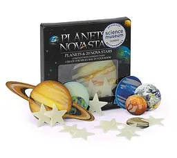 Наклейки, що світяться в темряві 4M Планети та 20 зірок Glow planets nova stars 00-05635 Люмінесцентні наклейки - мініатюра 3