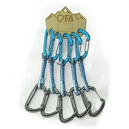 Набір відтяжок First Ascent Neon Express DY 10mm 12см 5шт (1060-FA 24D5 11 10)