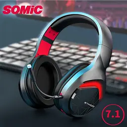 Ігрові навушники Somic GS301 Virtual 7.1 Black [9590010568] [119410] - мініатюра 5
