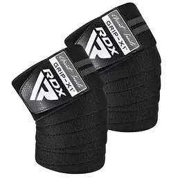 Бинти на коліна RDX KR11 GYM Knee Wrap Black/Grey (WAH-KR11BG)