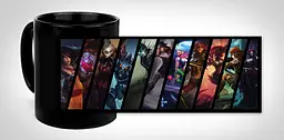 Кружка GeekLand Ліга Легенд колаж LoL League of Legends - мініатюра 2