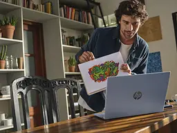 HP Ноутбук HP OmniBook 5 16-af1006ua 16" 2K IPS AG, Intel U5-225U, 16GB, F512GB, UMA, DOS, блакитний - мініатюра 10