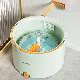 Набір швабри та відра з віджимом Homettler CW005 М'ятний  - мініатюра 5