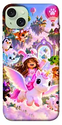 TPU чехол Demsky Happy chaos для Apple iPhone 15 Plus (6.7")