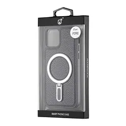 Чохол Jinduka Leather Ringo iPhone 12 Pro Black - мініатюра 2