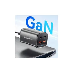Зарядний пристрій Essager 2xUSB-C + 2xUSB 67 Вт GaN (ECT2AC-JYB0G-Z) - мініатюра 7