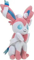 М'яка плюшева іграшка покемон Сільвеон Jazwares Pokémon Sylveon PKW3450 20 см офіційна ліцензція рожево-блакитна (SKU-265) - мініатюра 3