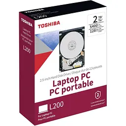 Жорсткий диск 2.5" Toshiba L200 2 TB SATA 128 MB [HDWL120UZSVA] [141054] - мініатюра 7