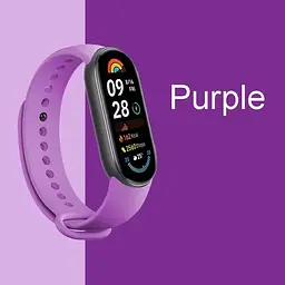 Ремінець для фітнес-браслета Lemfo для Xiaomi Mi Band 8 і 9 фіолетовий - мініатюра 2