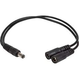 Кабель живлення DC M to 2xDC F 5.5x2.1mm PowerPlant (CA914890)