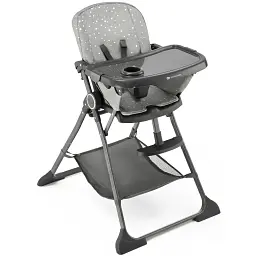 Стільчик для годування Kinderkraft Foldee Spotty Grey (KHFOLD00GRY000N) - мініатюра 2