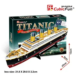 Пазл Cubic Fun Тривимірна головоломка-конструктор Титанік (T4012h) - мініатюра 2