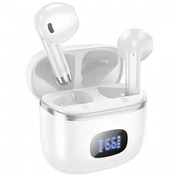 Навушники бездротові вкладки Bluetooth Hoco EQ1 Music guide true wireless BT 5.3 Білі