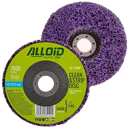 Круг зачисний Alloid Building Tools корал жорсткий 125х22.2 мм (SD-125222) - мініатюра 3