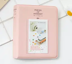 Фотоальбом для Fujifilm Instax Mini 64 фото Альбом для Mini (8, 9, 12, 11, 40, 99, evo, link), рожевий  - мініатюра 8