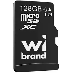 Карта пам'яті Wibrand 128GB mictoSD class 10 UHS-I U3 (WICDHU3/128GB)