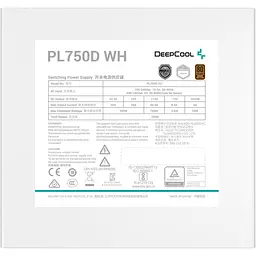Блок живлення Deepcool PL750D WH 750W 80+ Bronze ATX 3.0 White (R-PL750D-FC0W-EU-V2) - мініатюра 5