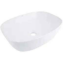 Раковина накладна Qtap Cardinal 600x380x140 White з донним клапаном QT04116257W48465