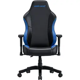Крісло ігрове Anda Seat Luna Color Size L Black/Blue PVC - мініатюра 4