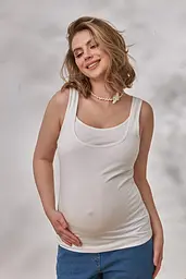 Майка для вагітних та годуючих мам Ezra S Юла Мама Молочний