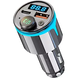 FM-трансмітер Proove FM Launcher Nexus 30W Type-C+USB Black (FMNX30110001) [138403] - мініатюра 2