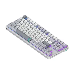 Клавіатура Dark Project ALU87 Daylight ABS RGB Mech G3MS Zircon White/Grey (DPKB_DAYLIGHT_87_ANSI_UA) - мініатюра 4