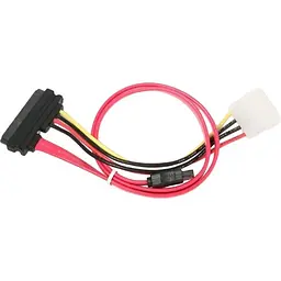 Кабель SATA-DATA Gembird 35cm + SATA Combo cable (CC-SATA-C1)