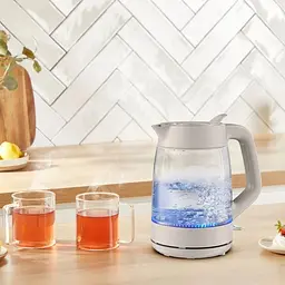 Чайник електричний Tefal Morning Glass Kettle 1.7 л бежевий (KO2G0BE0) - мініатюра 9