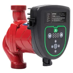 Насос циркуляційний енергозберігаючий 50-130Вт Hmax 8м Qmax 100л/хв Ø1½″ 180мм + гайки Ø1″ WETRON (774362) - мініатюра 3
