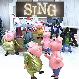 Іграшки фігурки Співай, Шлях до Слави, Sing, 8 штук