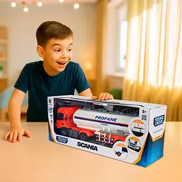 Автомодель серії "Large Truck" – АВТОЦИСТЕРНА SCANIA (світло, звук) TechnoDrive 6418KS - мініатюра 2