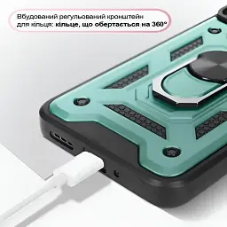 Чохол до мобільного телефона BeCover Military Xiaomi Redmi 13 Dark Green (711553) - мініатюра 5
