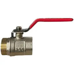 Кран кульовий ABS 1 1/4" ЗВ ручка