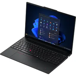 Ноутбук Lenovo ThinkPad E16 Gen 3 (Intel), 16 WUXGA (1920x1200) IPS 300 nits Anti- glare, 45% NTSC, 60Hz, Intel Core Ultra 5 225U, 12C (2P + 8E + 2LPE) / 14T, Max Turbo до 4, 8 ГГц, 12 МБ, відео Intel, RAM 1x 32 ГБ SO- DIMM DDR5- 5600 - мініатюра 9