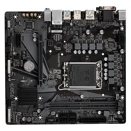 Материнська плата Gigabyte H610M S2H V2 s1700 H610 2xDDR5 M.2 HDMI D-Sub DP mATX - мініатюра 4