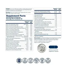 Мультивітаміни Solaray (Liposomal Multivitamin Womens) - 60 веганських капсул - мініатюра 2