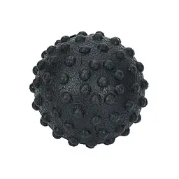 М'яч масажний для йоги/фітнесу MS 4191Black текстурний, TPR, 5 см, 65 грам