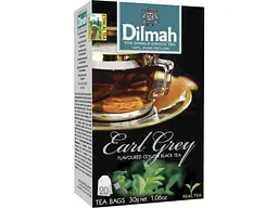 Чай пакетований чорний Dilmah 20 пакетиків Граф Грей з/я 1,5 г