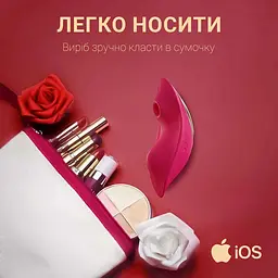 Вакуумний міні-вібратор для клітора з вібрацією (9+9 режимів) для iOS без пульта дистанційного керування - мініатюра 9