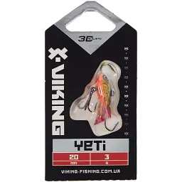 Балансир Viking Fishing Yeti Ice Jig 20mm 3.0g #10 Golden Dark - мініатюра 2