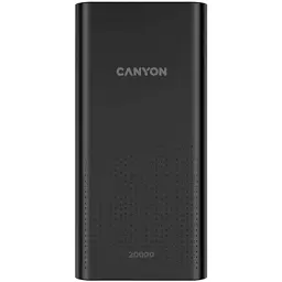 Батарея універсальна Canyon 20000mAh, Input 5V/2A, Output 5V/2.1A(Max), Black (CNE-CPB2001B)