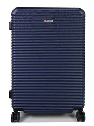 Валіза дорожня гігант (XL) полікарбонат Airtex 968 110л 75х50х30 см Темно-синій (Dark blue) - мініатюра 3