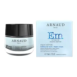 Нічний зволожуючий крем для обличчя Arnaud Paris Aqua Detox, 50 мл - мініатюра 2