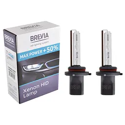 Ксенонова лампа Brevia HB4 (9006) +50%, 5500K, 85V, 35W P22d KET, 2шт(12650MP)