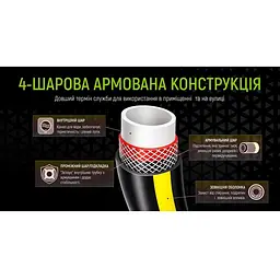 Шланг армований 4-х шаровий Alloid Building Tools Ruby Ant 3/4" 30 м (WH-63320) - мініатюра 7