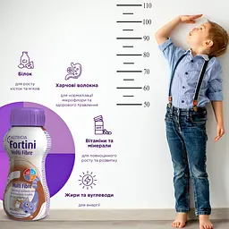 Дитяче ентеральне харчування Nutricia Fortini Multi Fibre зі смаком шоколаду 200 мл - мініатюра 4