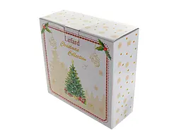 Салатник Lefard Christmas Delight, 23 см, білий з червоним (985-125) - мініатюра 3