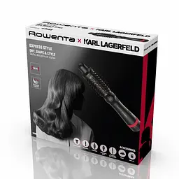 Фен-щітка Rowenta Karl Lagerfeld Express Style CF635LF0 чорний - мініатюра 5