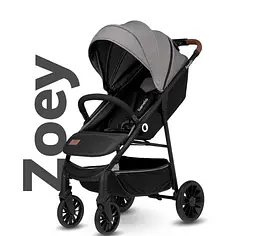 Прогулянкова коляска Lionelo Zoey Grey Stone, сіра (LO-ZOEY GREY STONE) - мініатюра 3