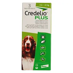 Протипаразитарні таблетки для собак Credelio Plus від бліх, кліщів та гельмінтів 11-22 кг 3 шт. - мініатюра 3